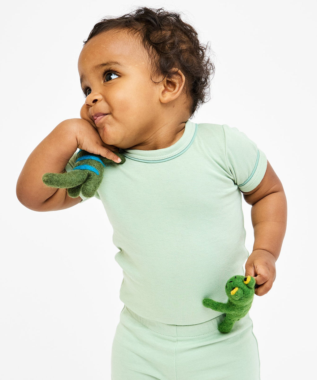Willie One-Piece in Dusty Seafoam