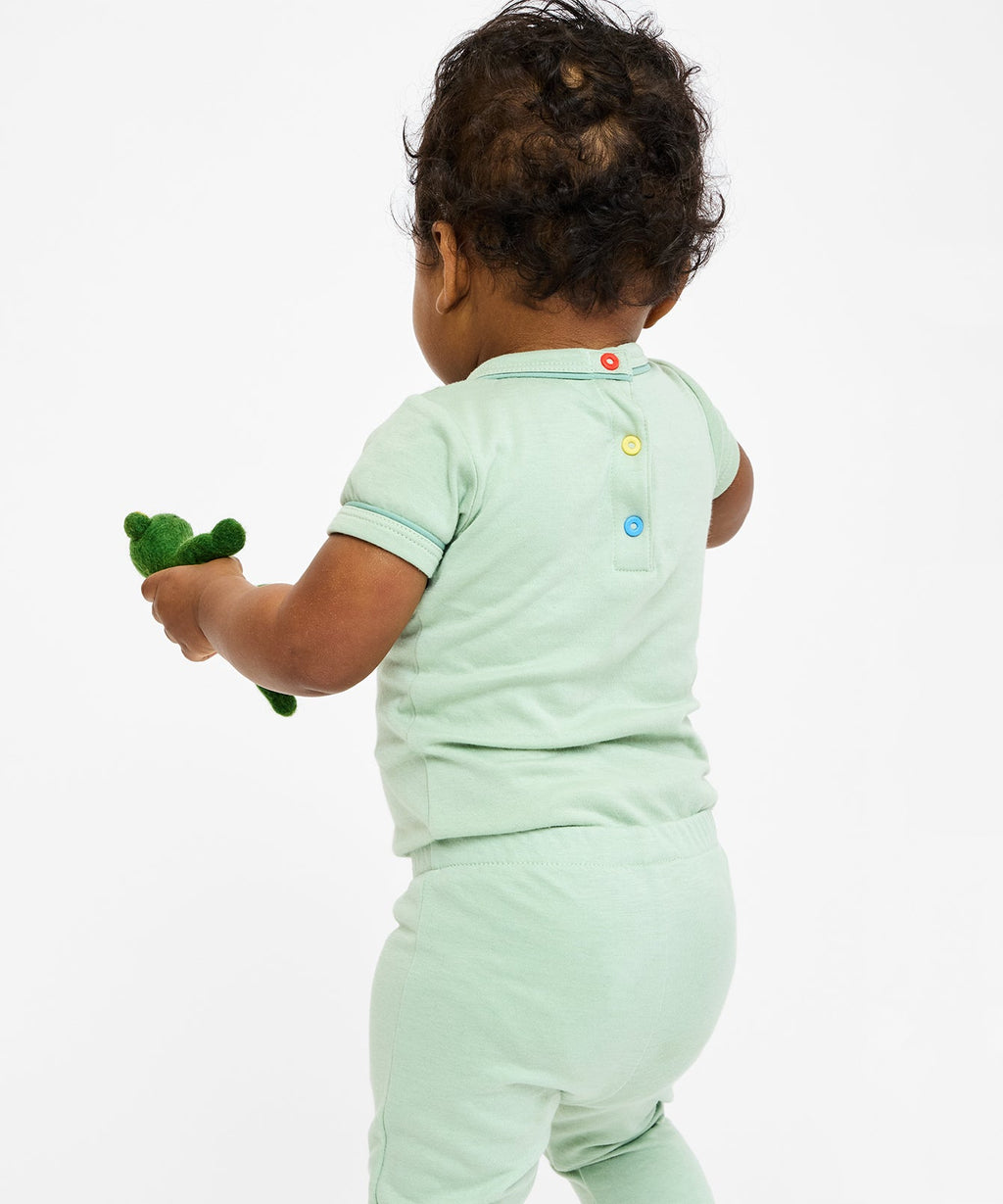 Willie One-Piece in Dusty Seafoam