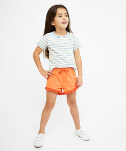 Willie T-Shirt in Dusty Blue Stripe