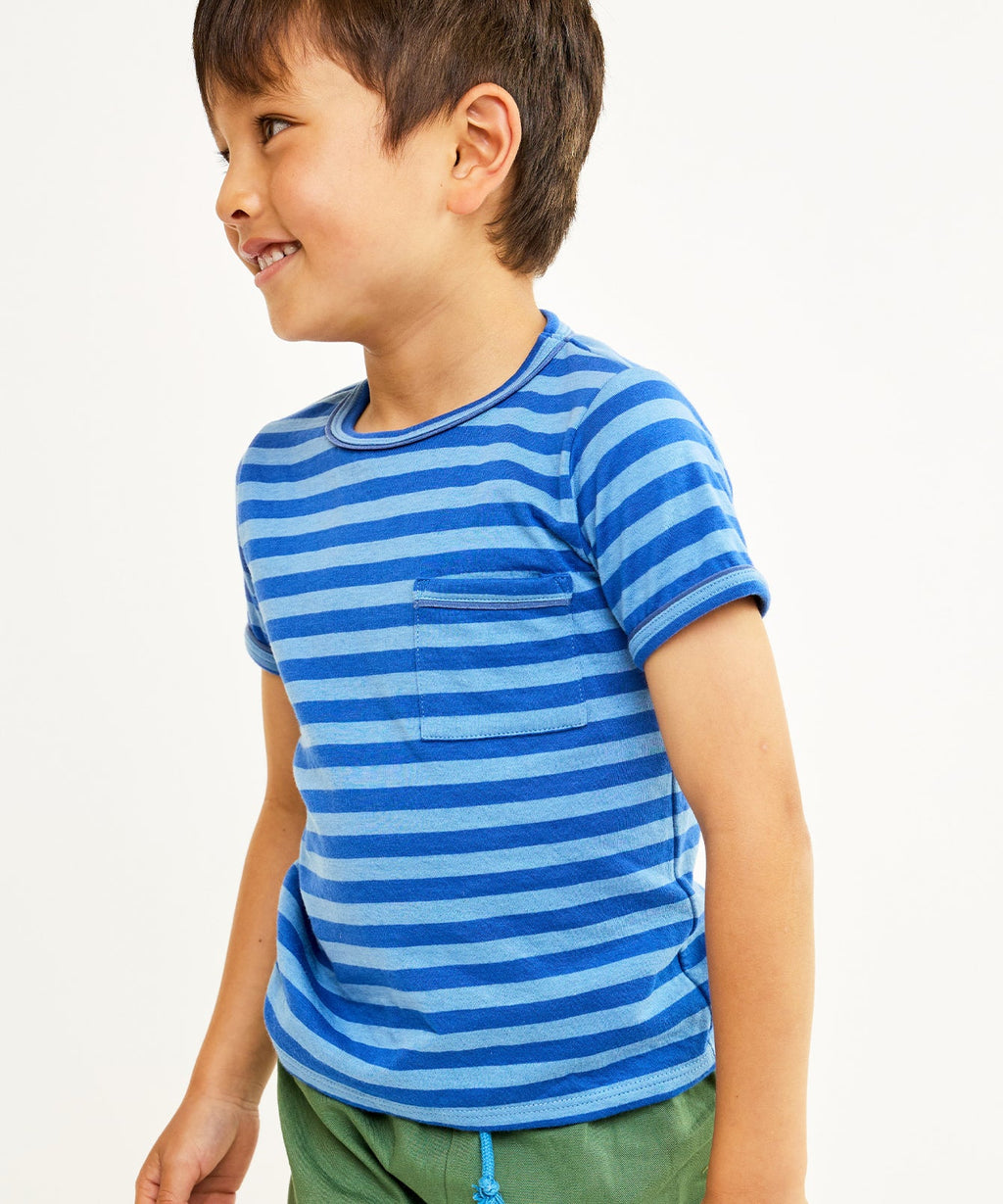 Willie T-Shirt in Indigo Stripe