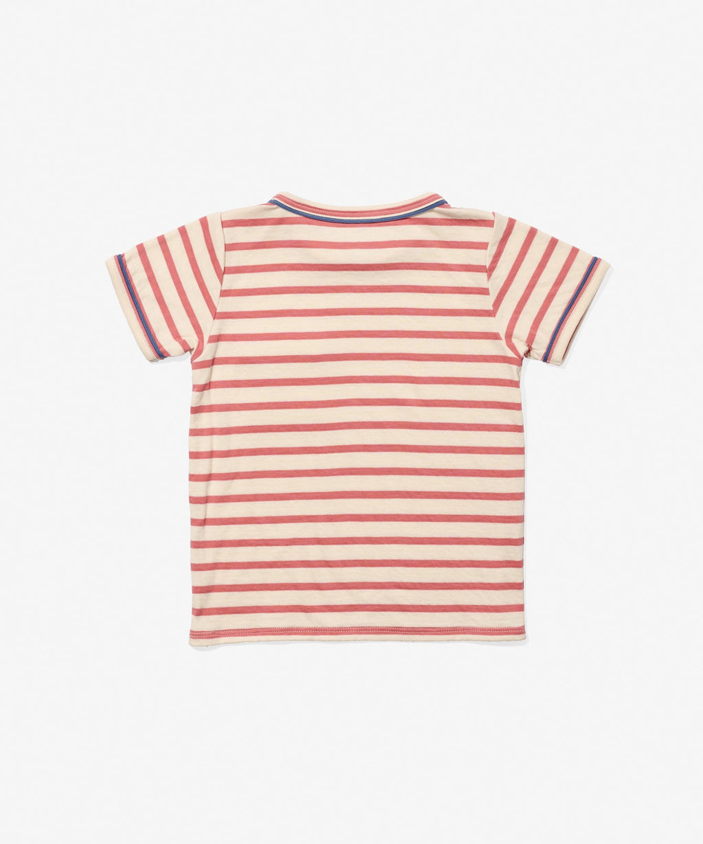 Willie T-Shirt in Nautical Red Stripe