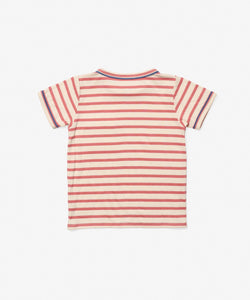 Willie T-Shirt in Nautical Red Stripe