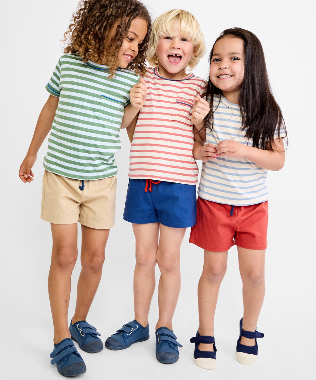 Willie T-Shirt in Nautical Red Stripe