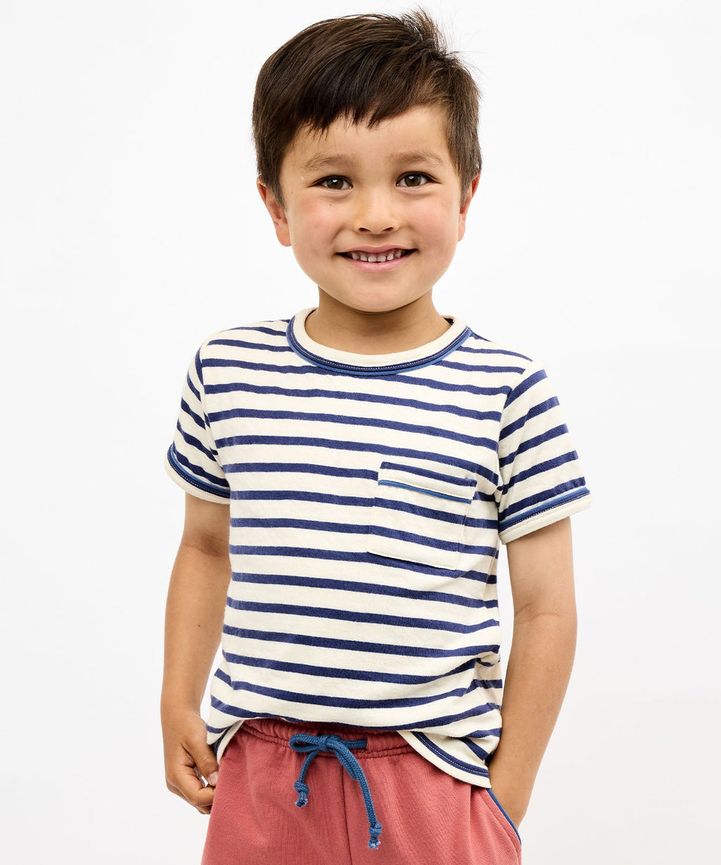 Willie T-Shirt in Navy Stripe