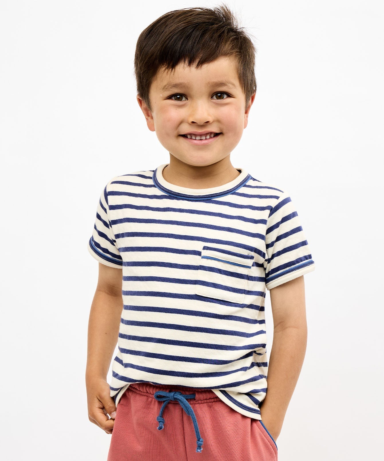 Willie T-Shirt in Navy Stripe