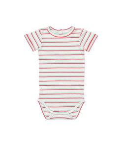 Willie One-piece in Turquoise Triple Stripe