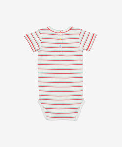 Willie One-piece in Turquoise Triple Stripe