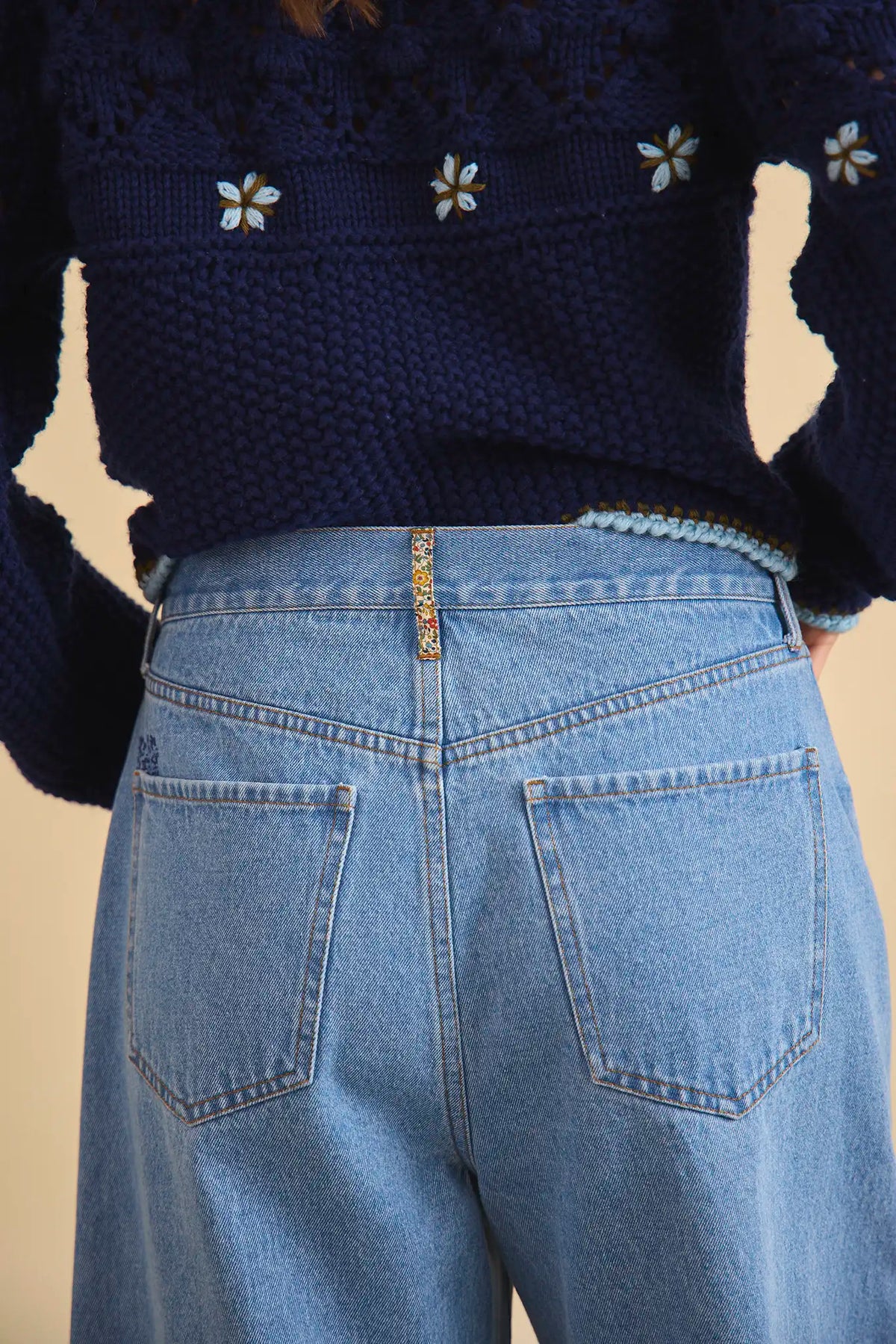 Mabel Pant in Vintage Denim