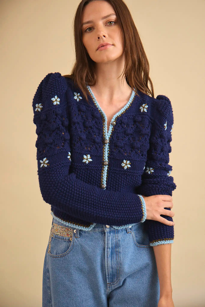 Willow Cardigan in Navy