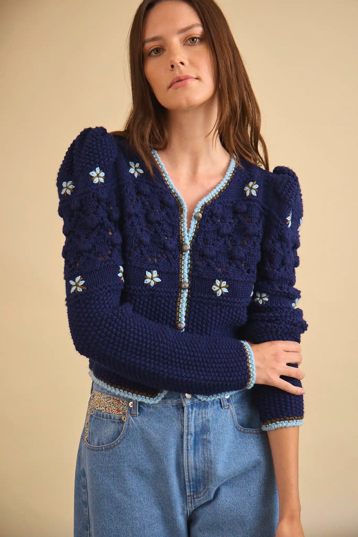 Willow Cardigan in Navy
