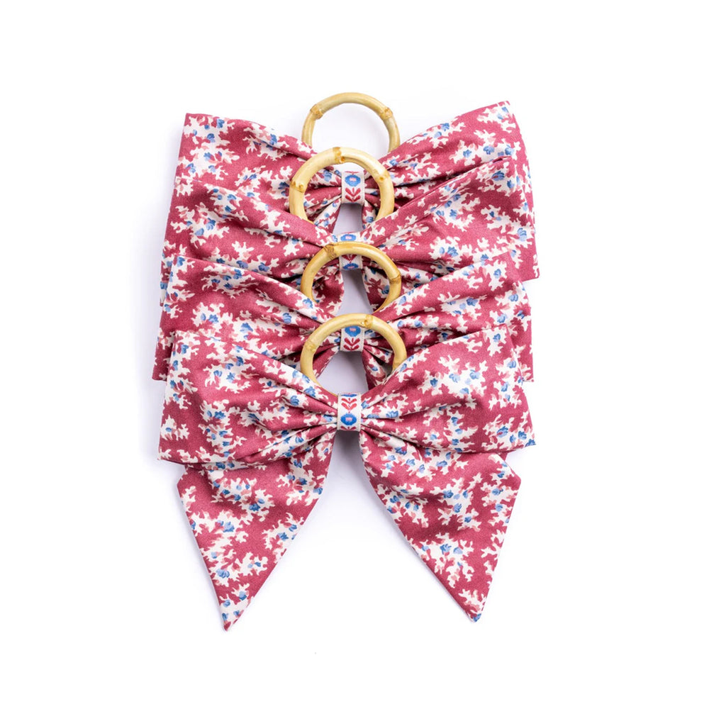 Willow Creek Napkin Rings in Red, Set of 4