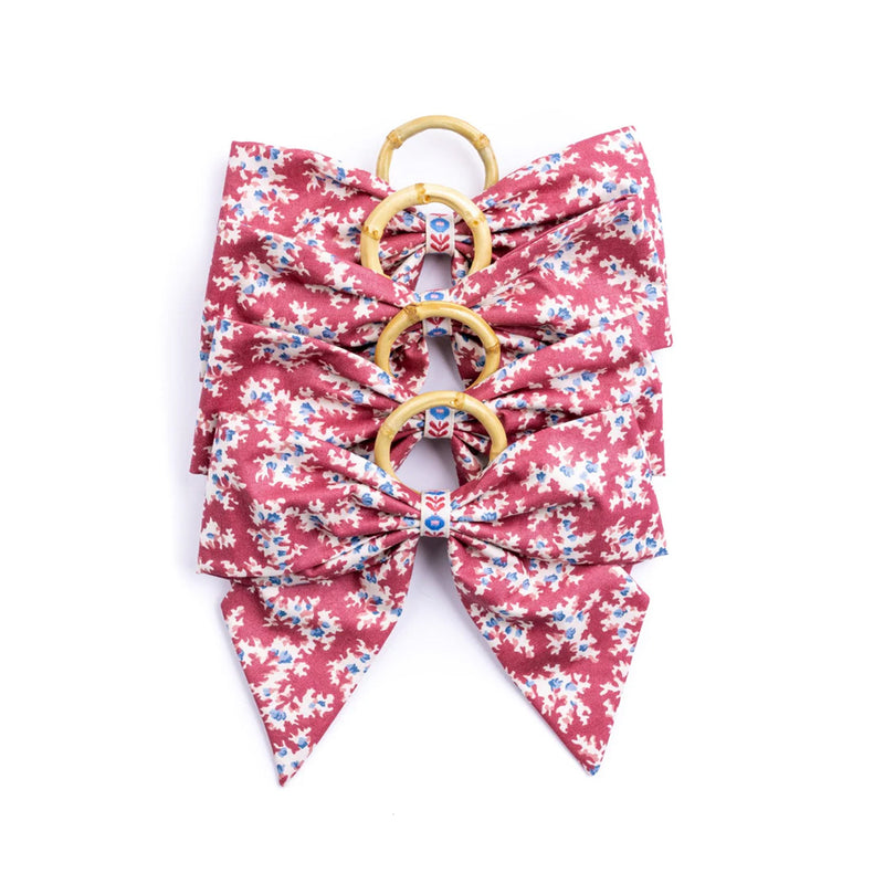 Willow Creek Napkin Rings in Red, Set of 4
