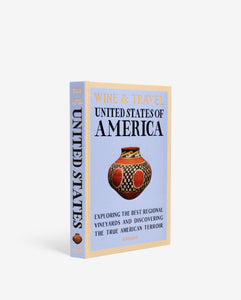 Wine & Travel United States of America: Assouline hardcover book cover, three-quarter angle view.