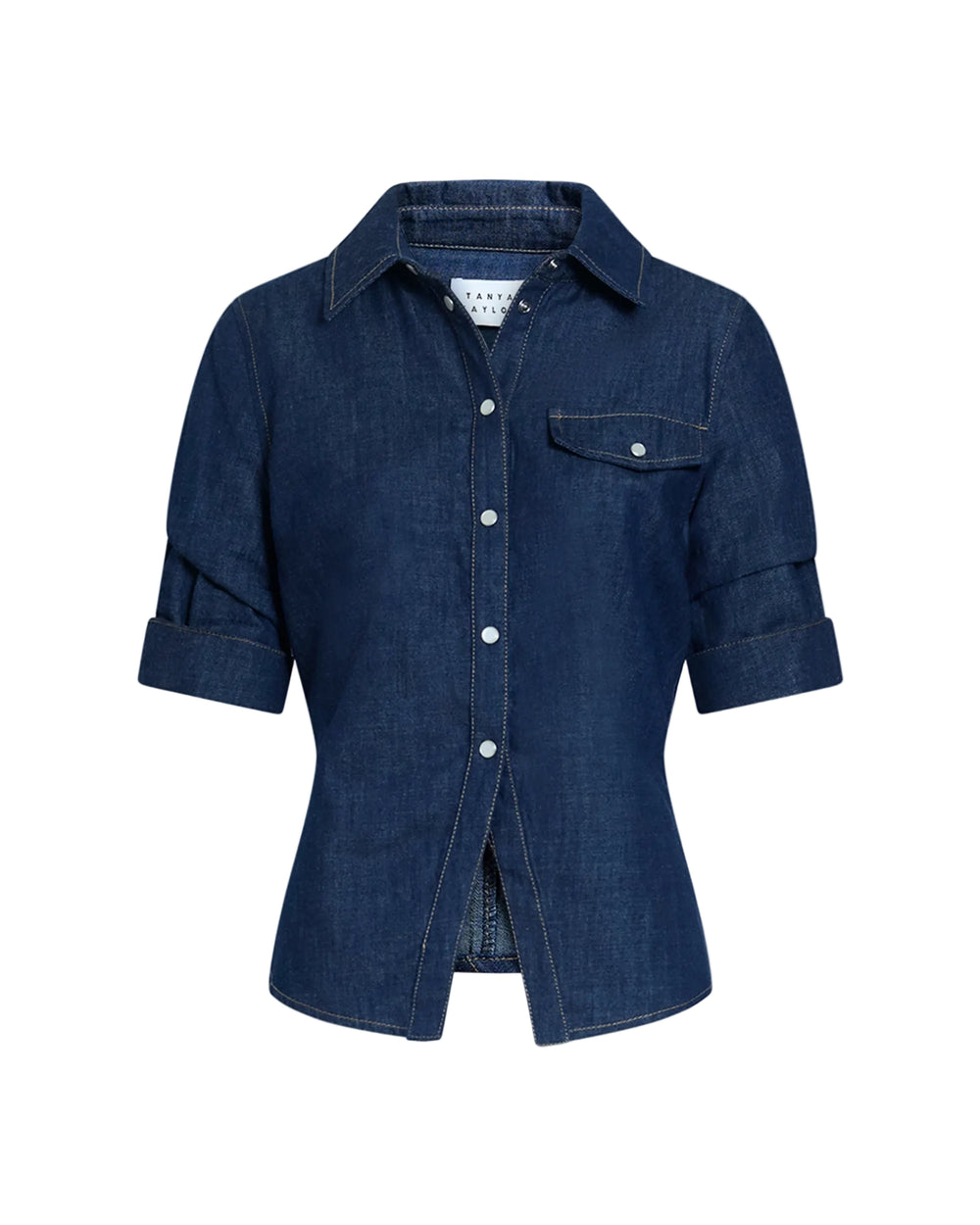 Winston Denim Top in Midnight Rinse