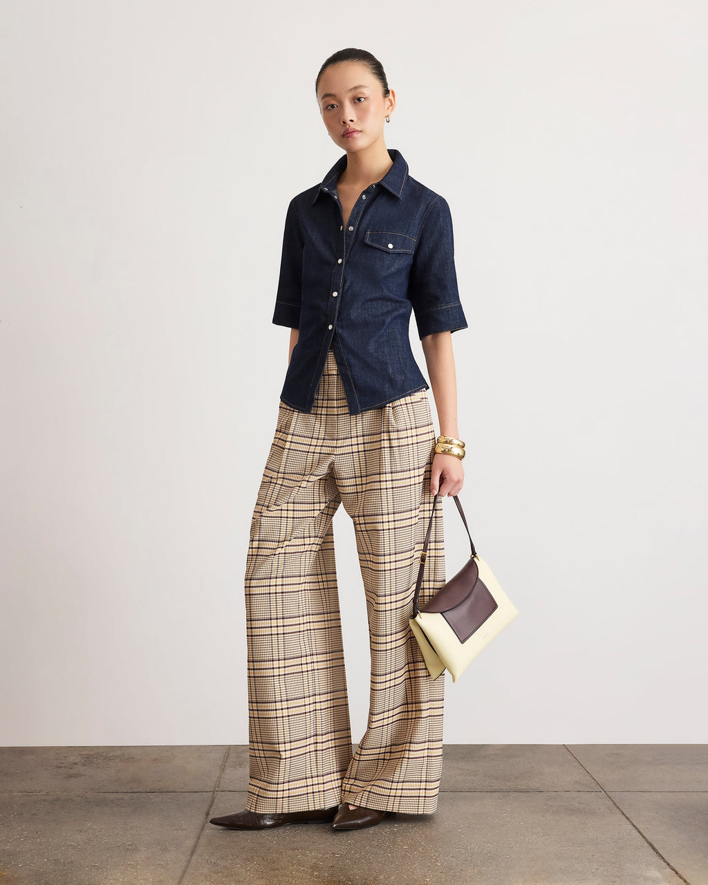 Winston Denim Top in Midnight Rinse