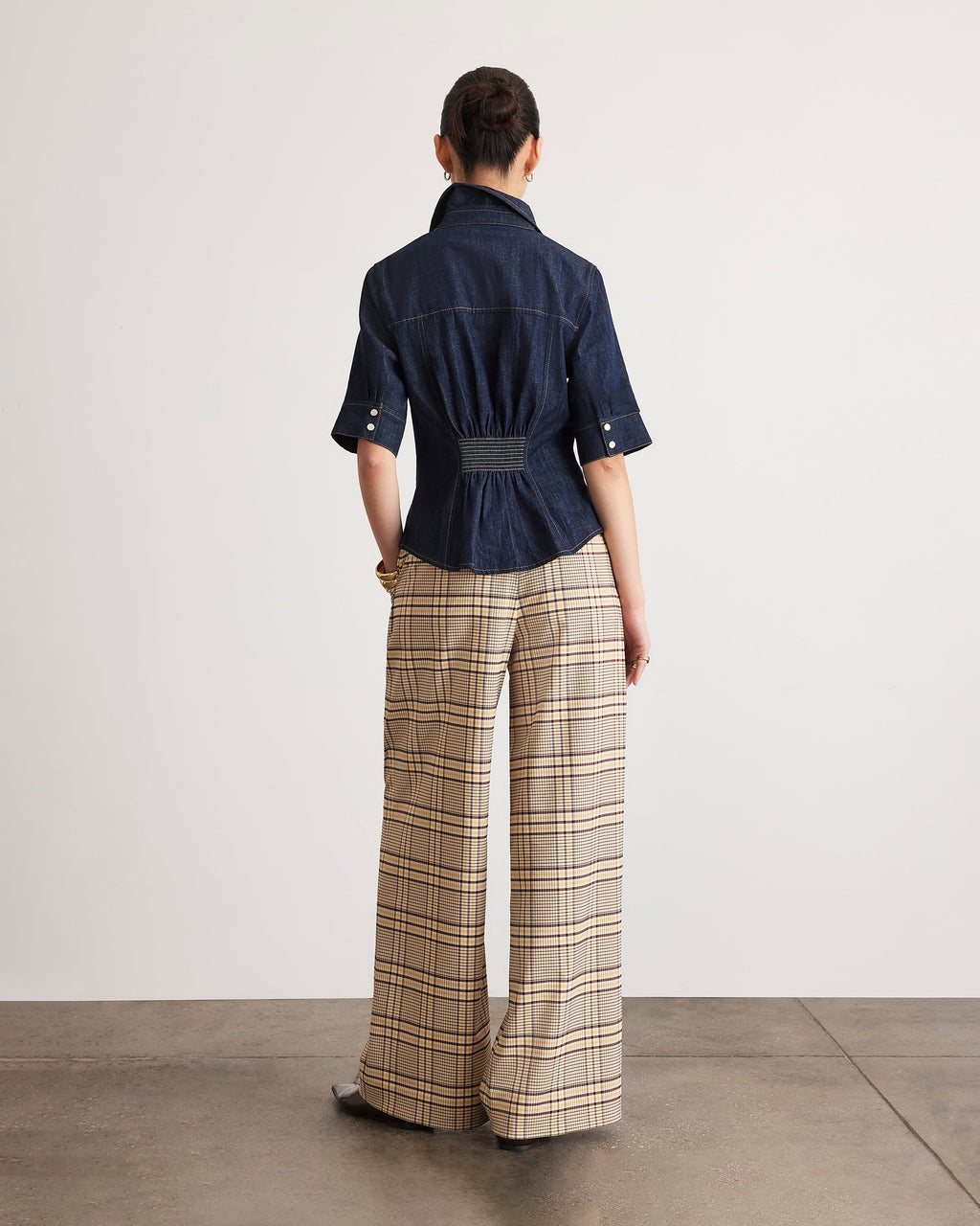 Winston Denim Top in Midnight Rinse