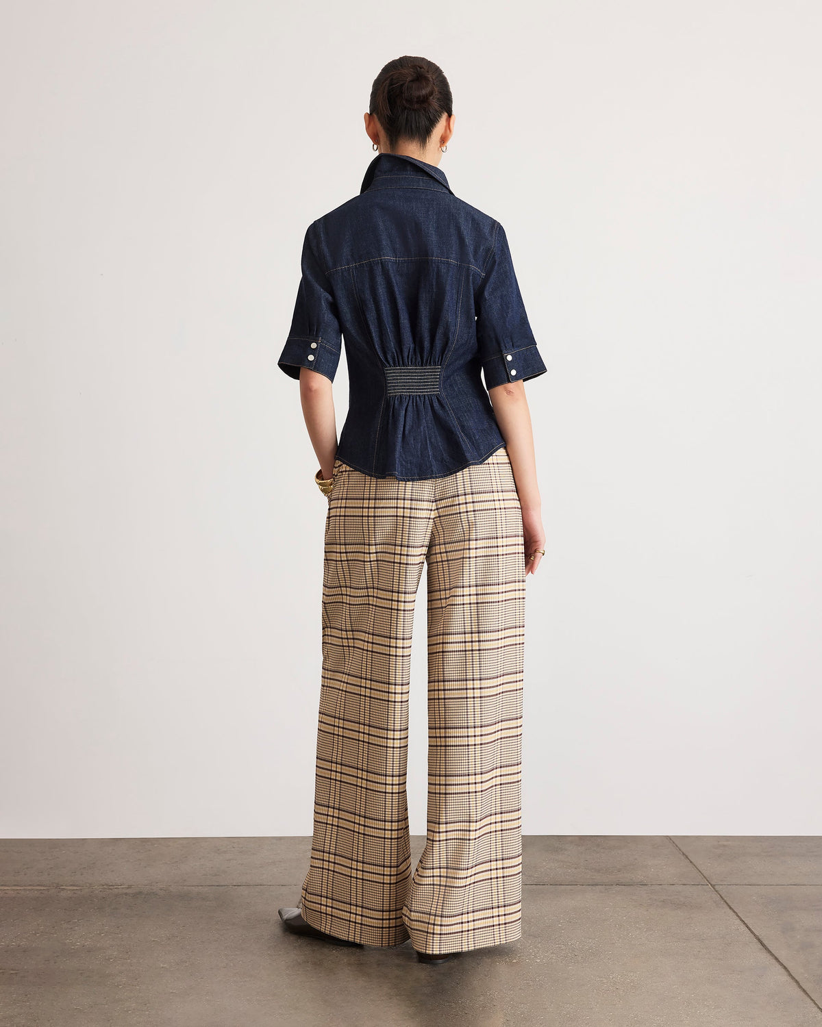 Winston Denim Top in Midnight Rinse