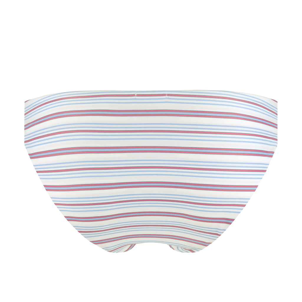 Women's Vintage Stripe Low Waist Bikini Bottom