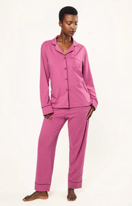 Women’s Pima Pajama Set in Rosewood