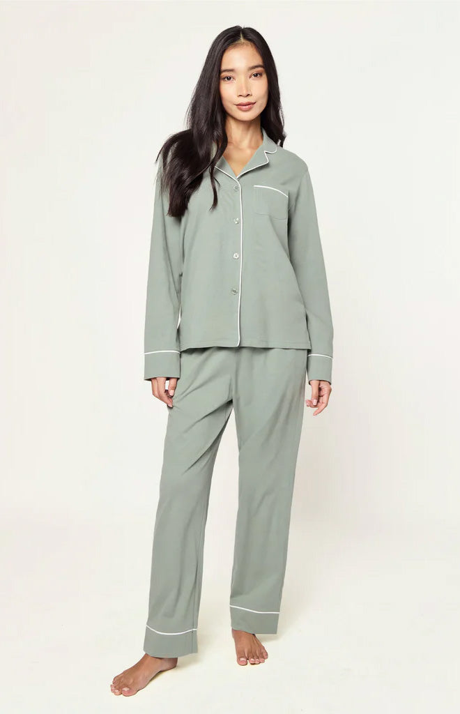 Women’s Pima Pajama Set in Sage