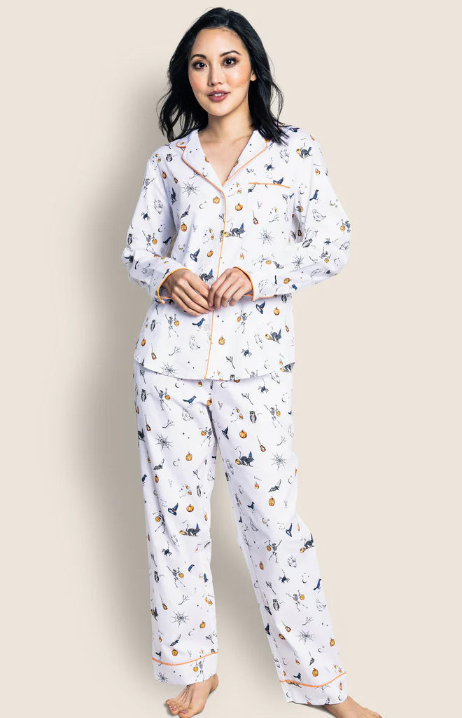 Women’s Twill Pajama Set in Trick or Treat