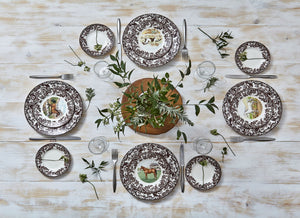 Woodland Salad Plate with American Quarter