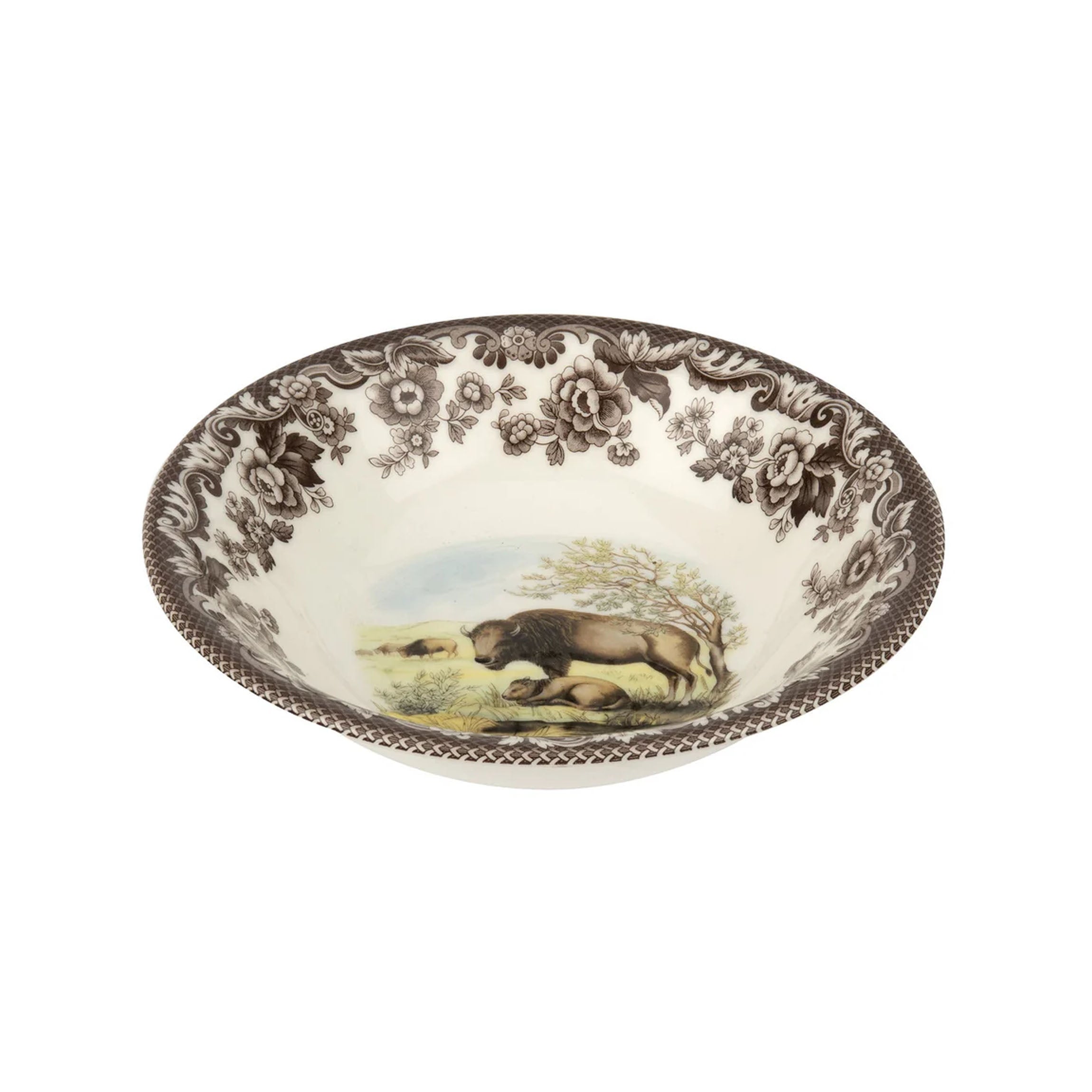 Woodland Ascot Cereal Bowl with Bison