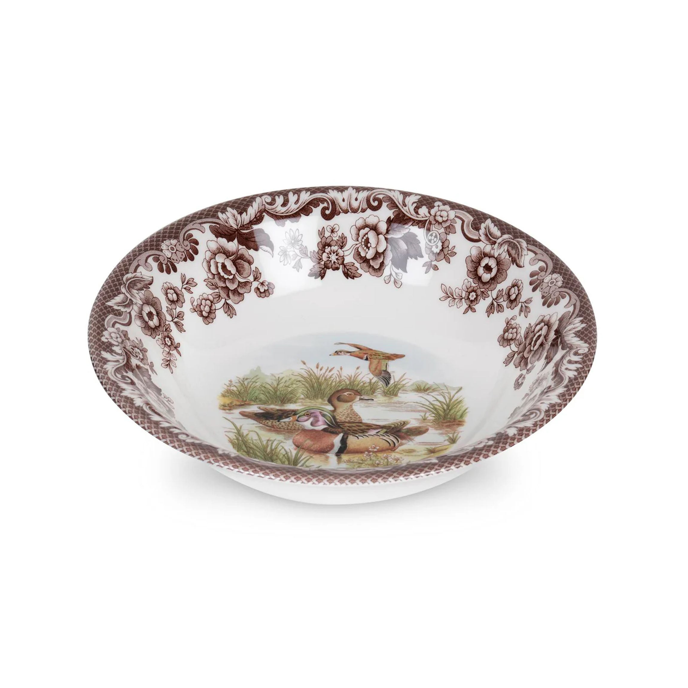Woodland Ascot Cereal Bowl with Wood Duck