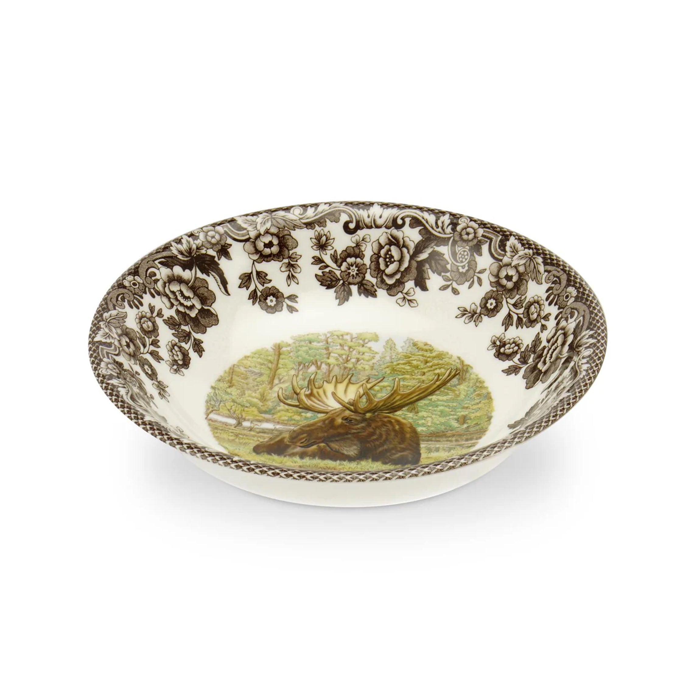 Woodland Cereal Bowl with Magestic Moose