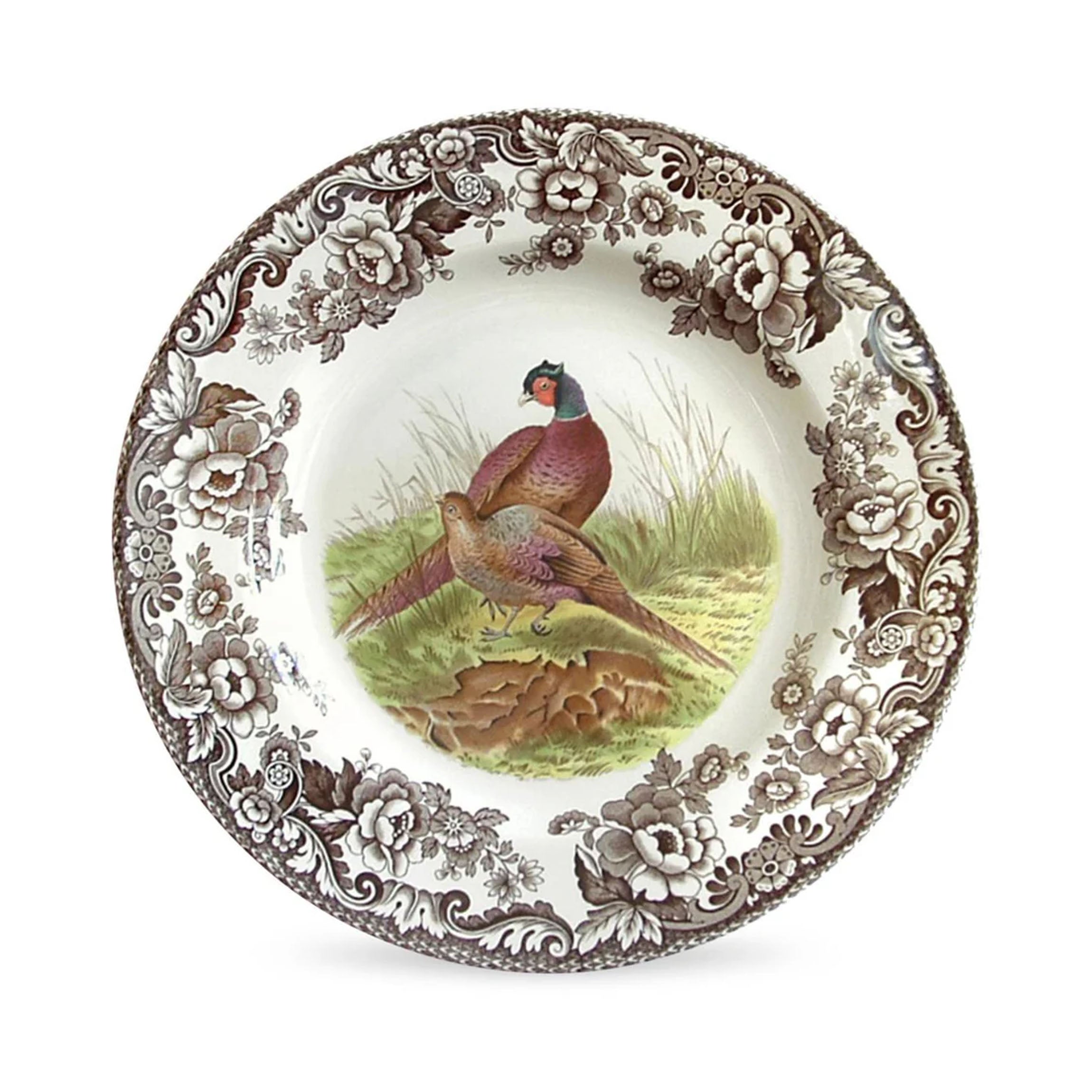 Woodland Dinner Plate with Pheasant