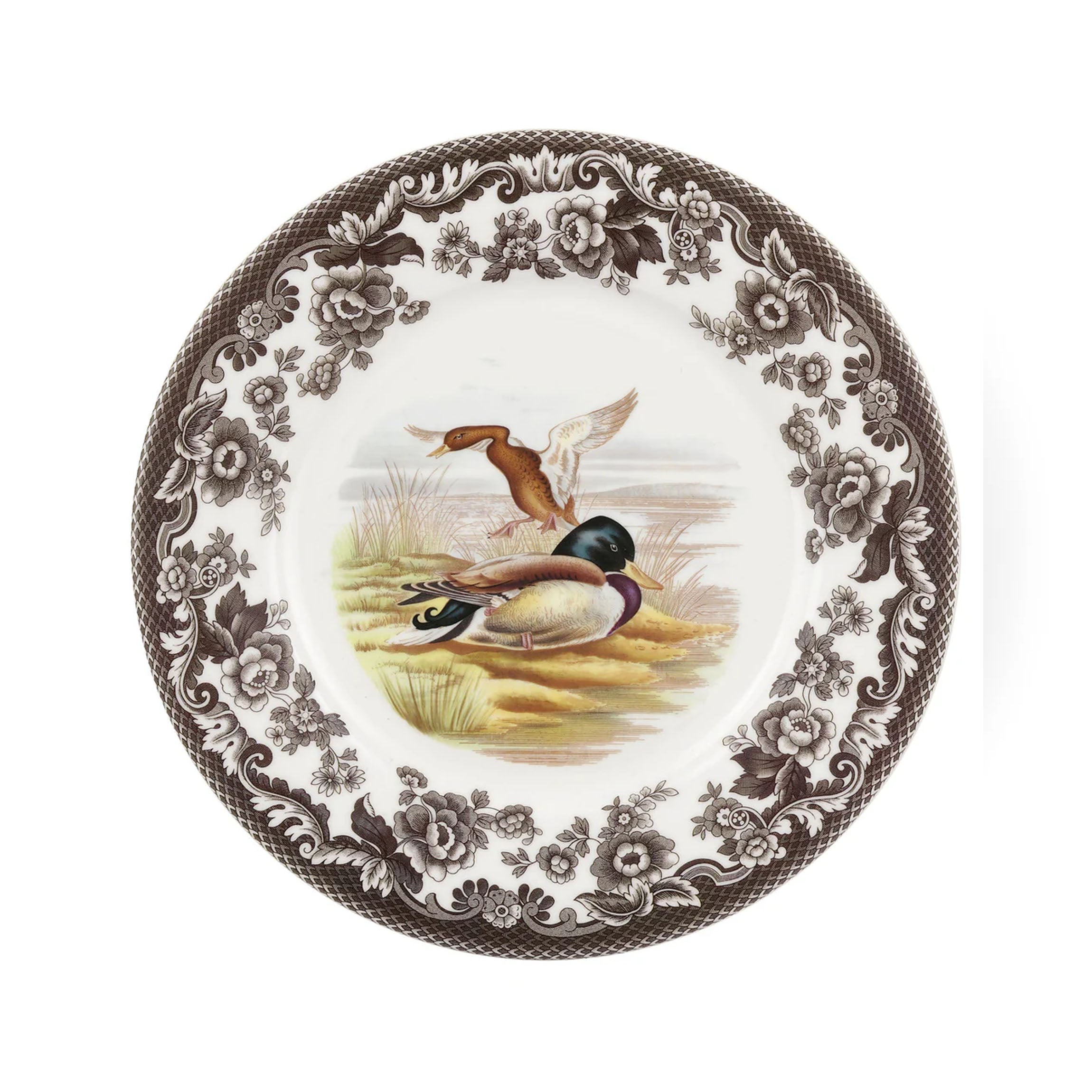 Woodland Luncheon Plate with Mallard