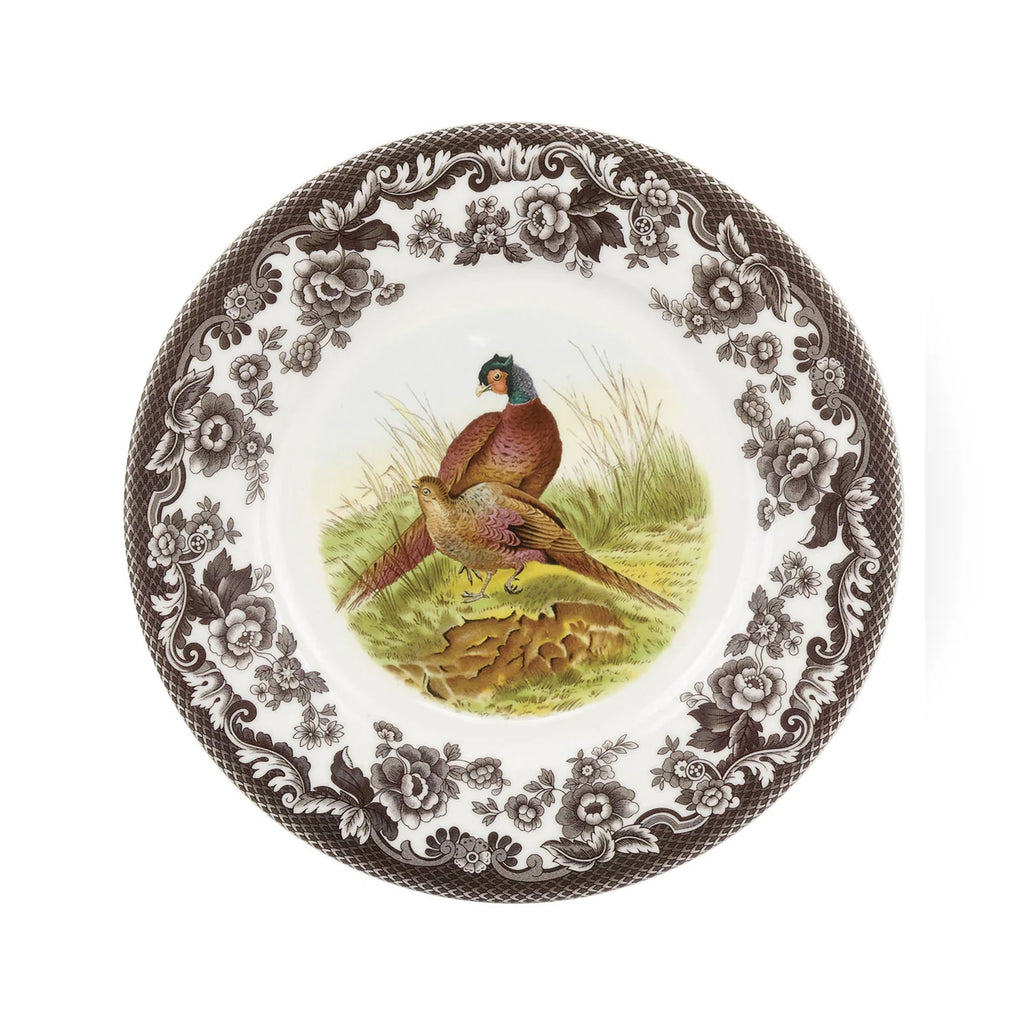Woodland Luncheon Plate with Pheasant