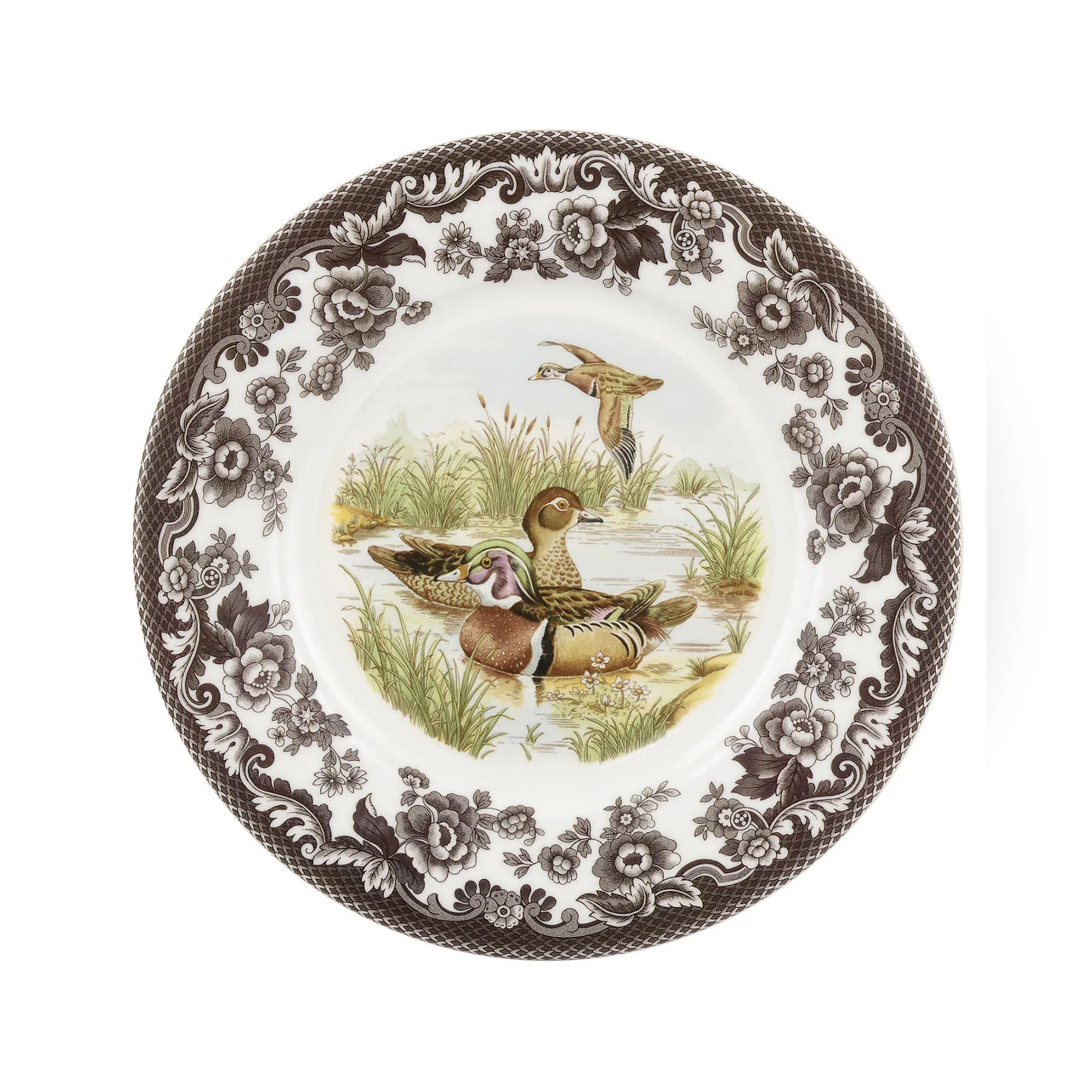Woodland Luncheon Plate with Wood Duck