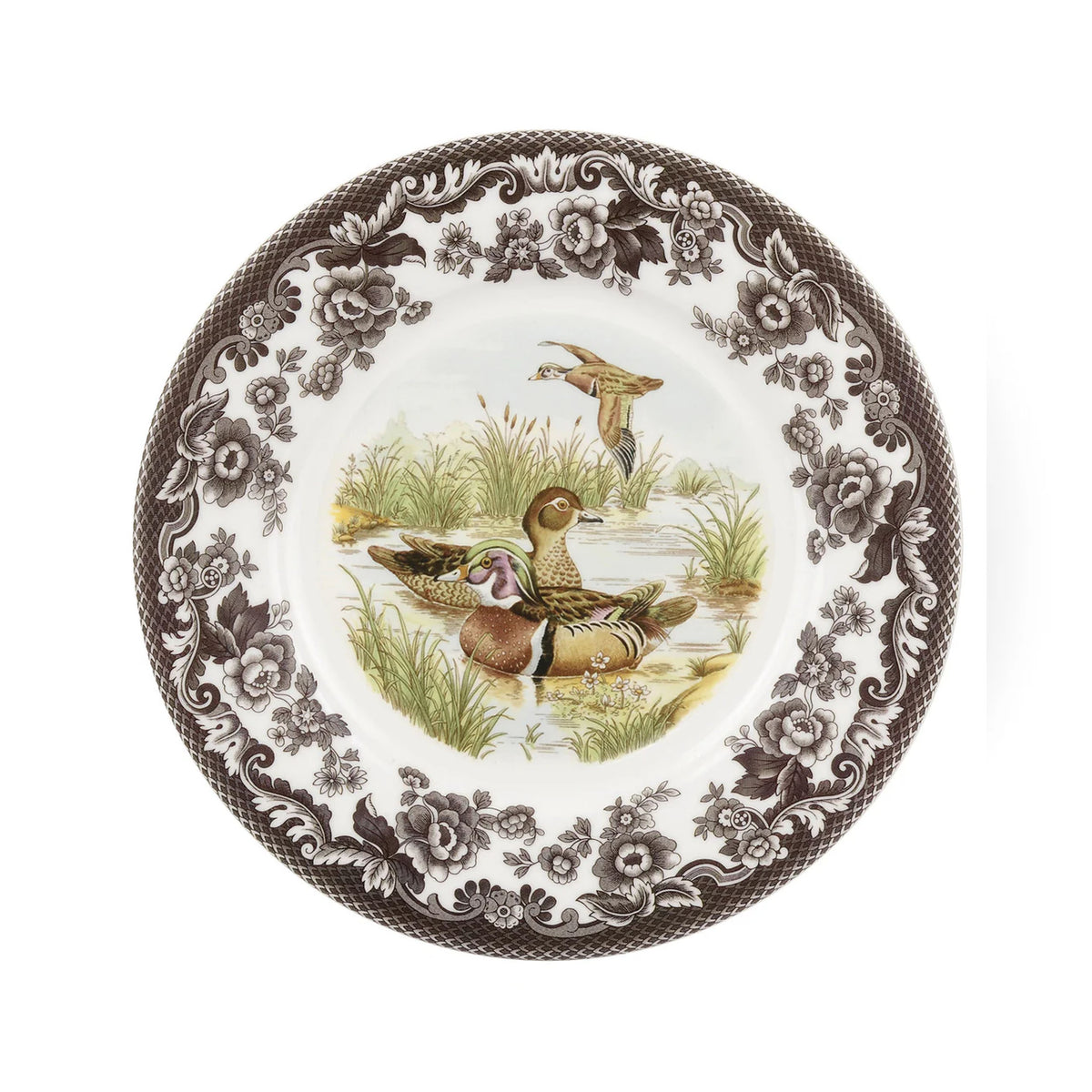 Woodland Luncheon Plate with Wood Duck
