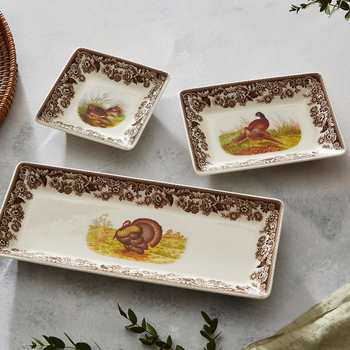 Woodland 3-Piece Nesting Trays
