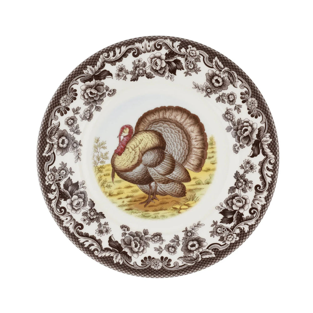 Woodland Turkey Luncheon Plate