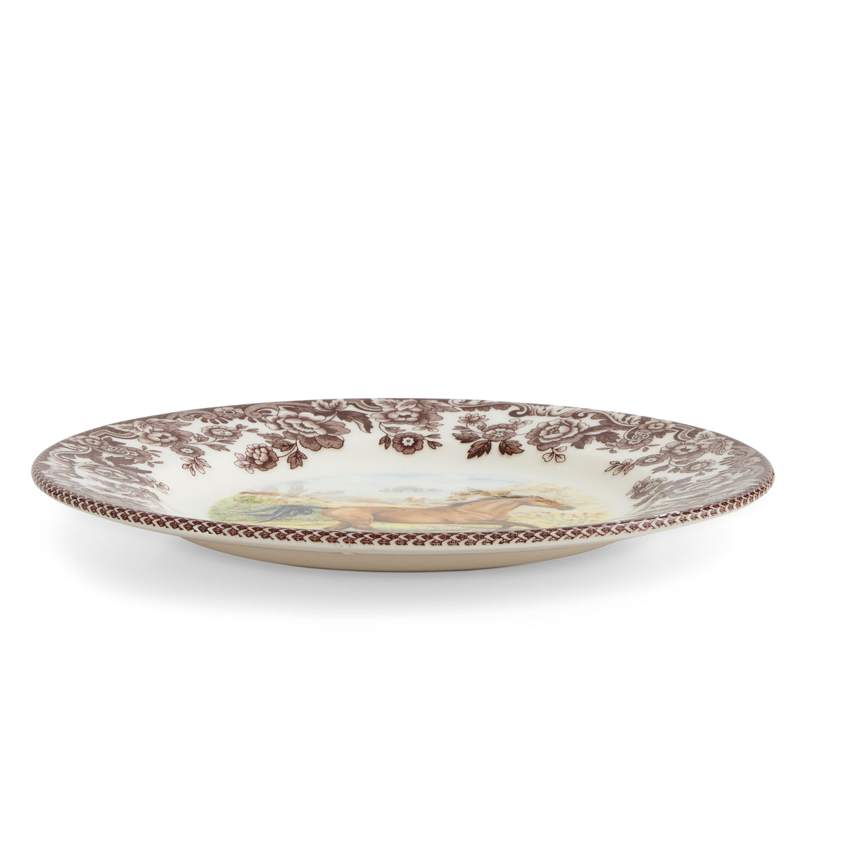 Woodland Salad Plate with American Quarter