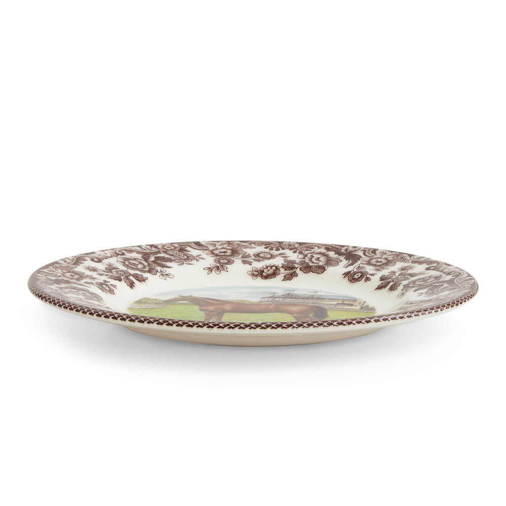 Woodland Salad Plate with Thoroughbred