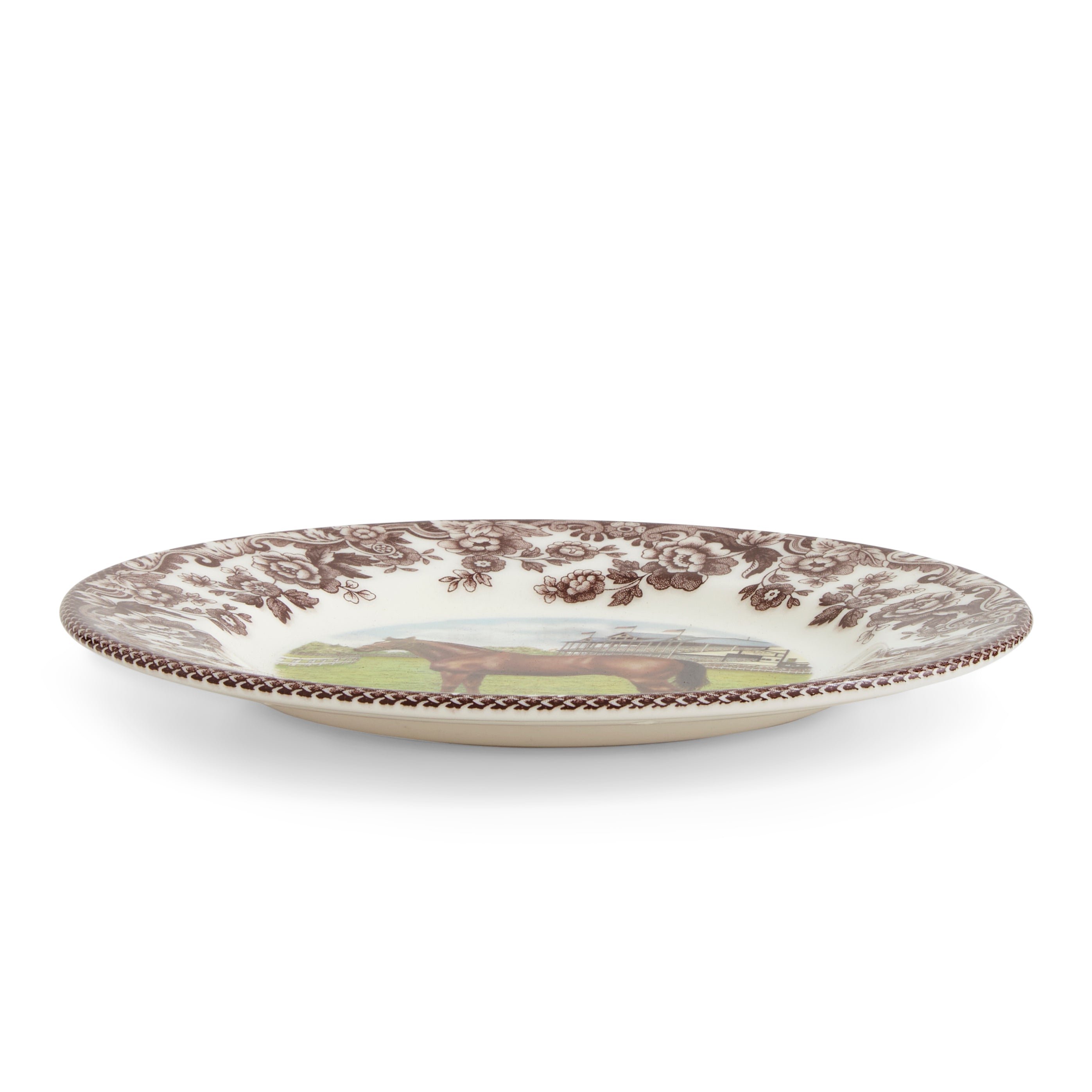 Woodland Salad Plate with Thoroughbred
