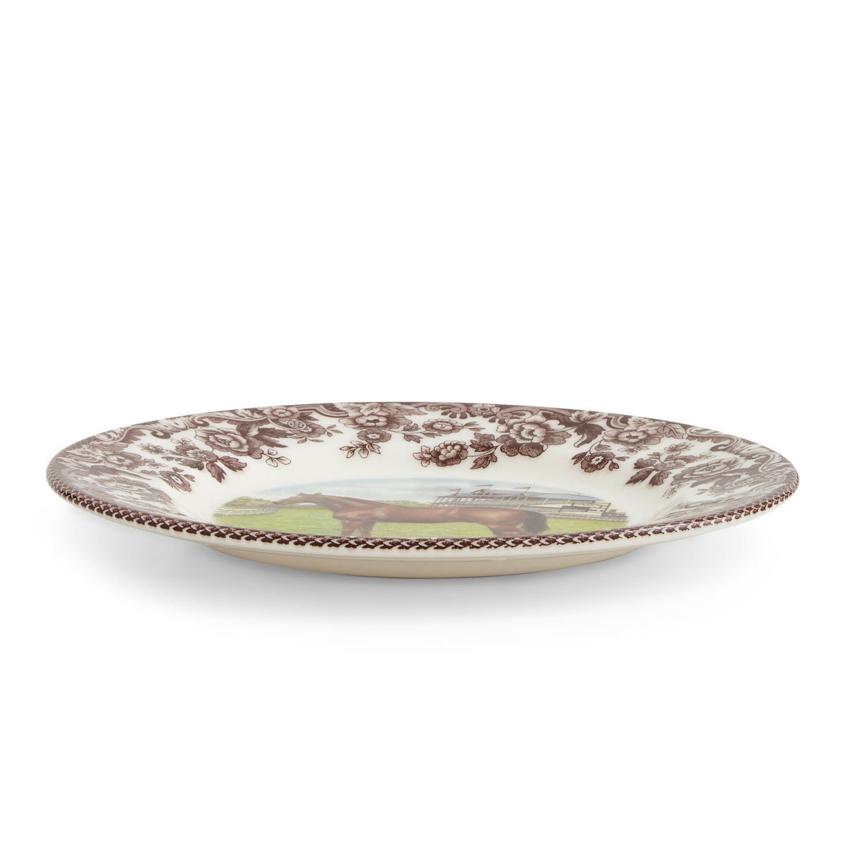 Woodland Salad Plate with Thoroughbred