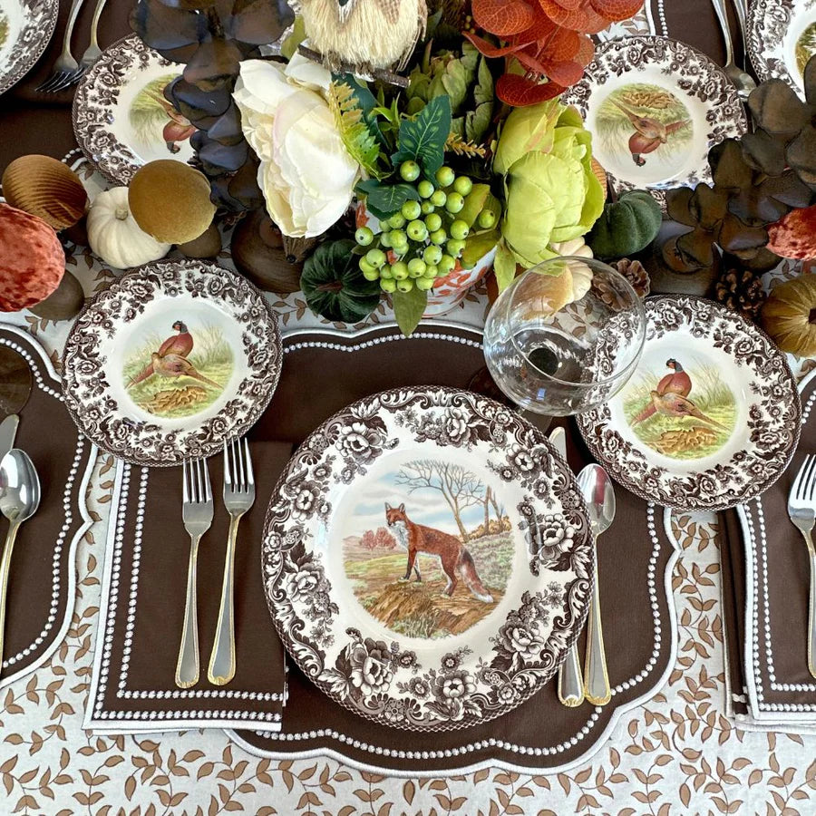 Charlotte Placemat in Cocoa, Set of 4