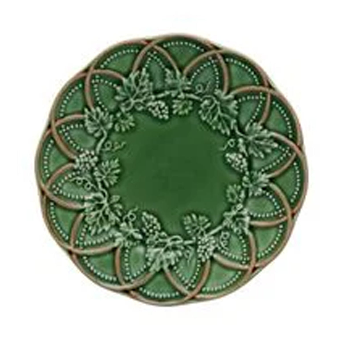 Woods Fruit Plate in Green/Brown