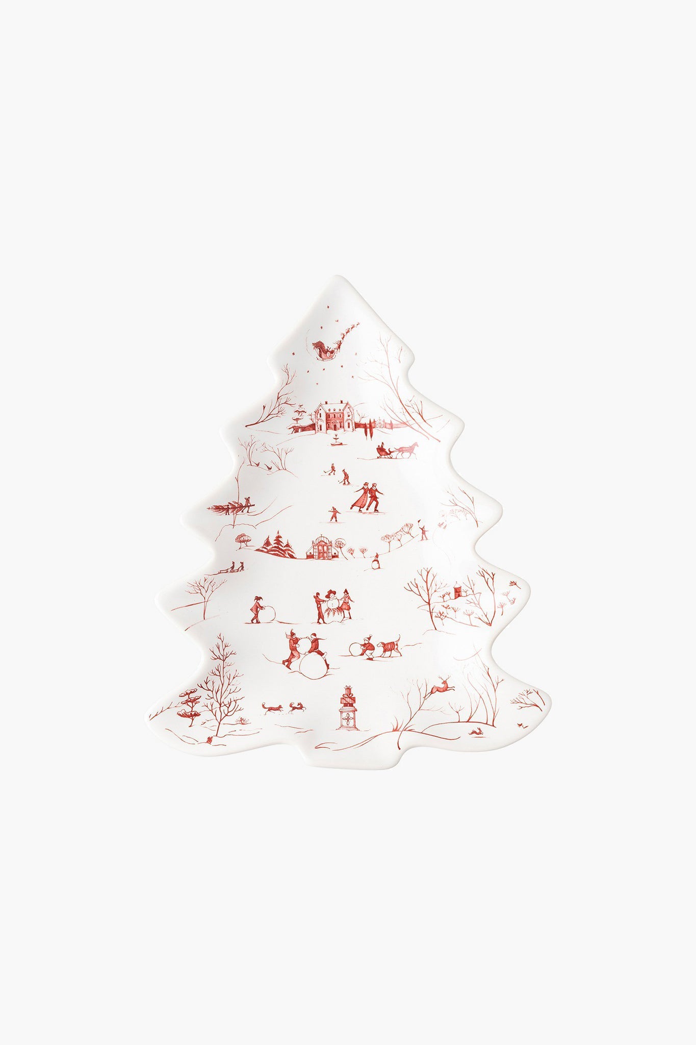 Winter Frolic Small Tree Tray | Juliska
