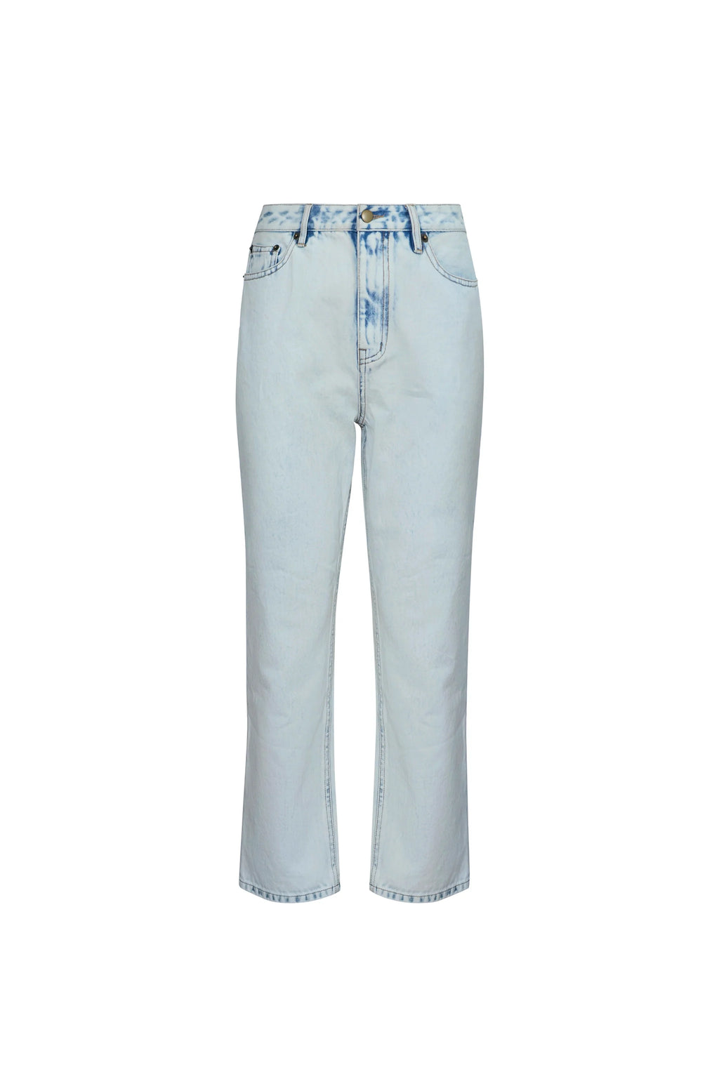 The Wray Pant in Washed Blue Denim.