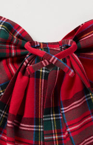Wreath Bow in Imperial Tartan