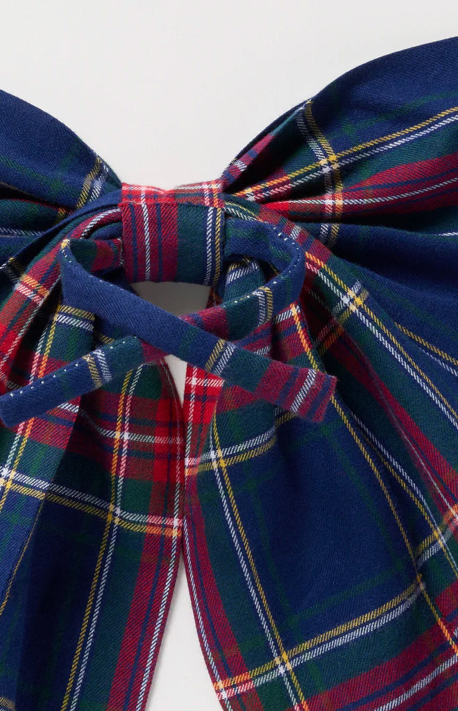 Wreath Bow in Windsor Tartan