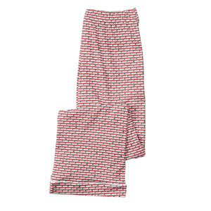 Christmas Tree Stripe Women's Pajama Bottom