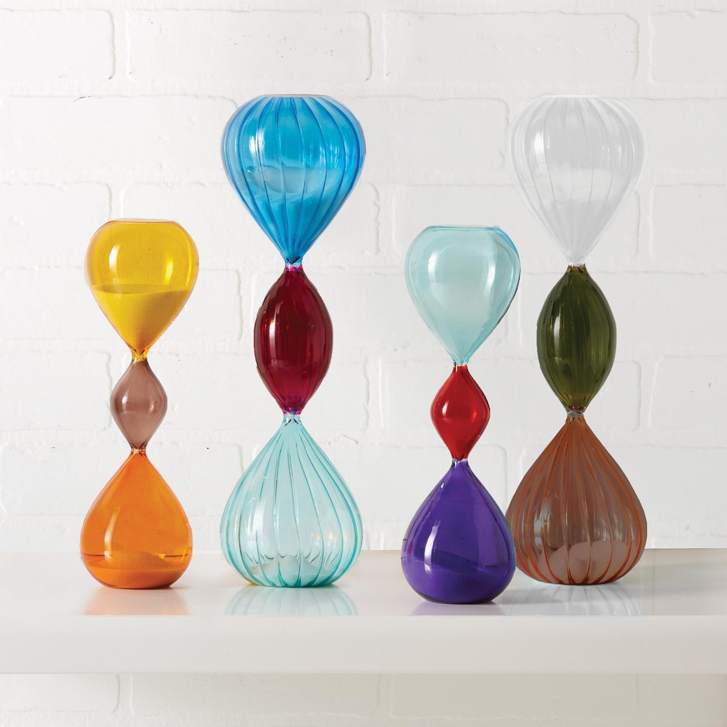 Color Sand Timers, Set of 4