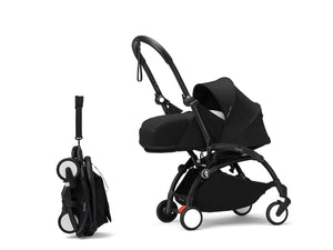 YOYO³ Stroller from Newborn to Toddler in Black