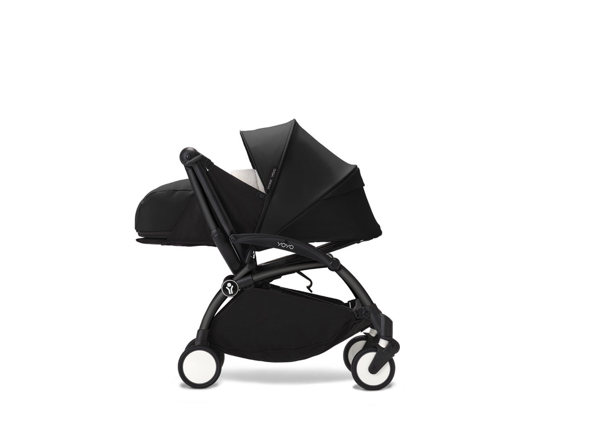 YOYO³ Stroller from Newborn to Toddler in Black